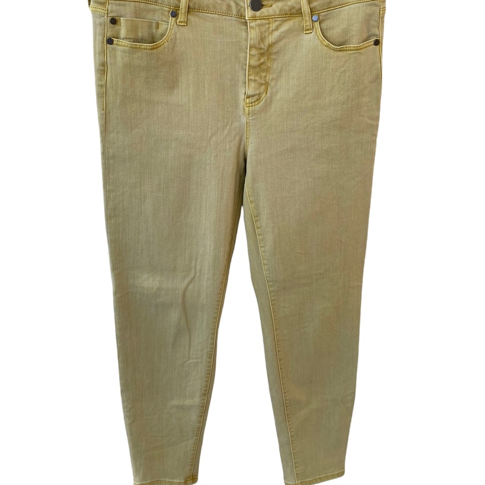 Liverpool Los Angeles The Crop Yellow Skinny Jeans